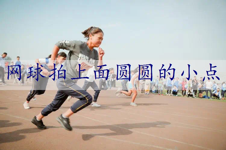 网球拍上面圆圆的小点